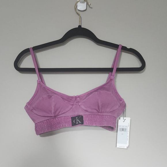NWT Purple Calvin Klein swim set sz sm - Picture 2 of 9